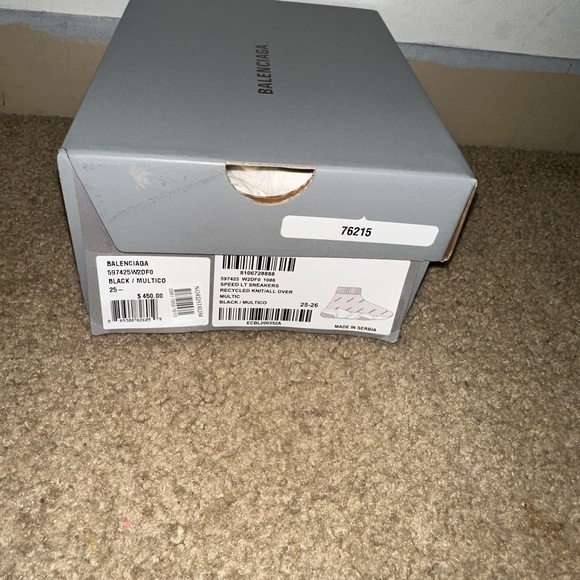 Toddler Balenciaga Sock Trainers Size 25-26 (9c-9.5c) - Picture 5 of 8